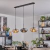 Mertola hanging light, pendant light black, 3-light sources
