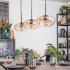 Mertola hanging light, pendant light black, 3-light sources