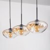 Mertola hanging light, pendant light black, 3-light sources