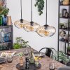 Mertola hanging light, pendant light black, 3-light sources