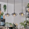 Mertola hanging light, pendant light black, 3-light sources