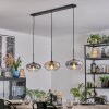 Mertola hanging light, pendant light black, 3-light sources