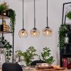 Ripoll hanging light, globe light, pendant light Ecru, black, 3-light sources