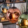 Ripoll hanging light, globe light, pendant light Ecru, black, 3-light sources