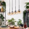 Ripoll hanging light, globe light, pendant light Ecru, black, 4-light sources