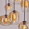 Apedo hanging light, pendant light Amber, clear, 6-light sources
