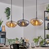 Mertola hanging light, pendant light black, 3-light sources