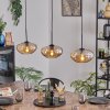 Mertola hanging light, pendant light black, 3-light sources