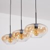 Mertola hanging light, pendant light black, 3-light sources