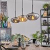Mertola hanging light, pendant light black, 3-light sources