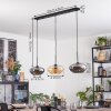 Mertola hanging light, pendant light black, 3-light sources