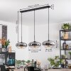 Mertola hanging light, pendant light black, 3-light sources