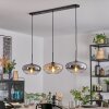 Mertola hanging light, pendant light black, 3-light sources