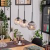 Koyoto hanging light, globe light, pendant light Ecru, black, 3-light sources
