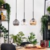 Ripoll hanging light, globe light, pendant light Ecru, black, 3-light sources