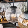 Ripoll hanging light, globe light, pendant light Ecru, black, 3-light sources