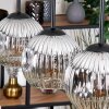 Ripoll hanging light, globe light, pendant light Ecru, black, 3-light sources