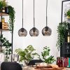 Koyoto hanging light, globe light, pendant light Ecru, black, 3-light sources
