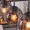 Koyoto hanging light, globe light, pendant light Ecru, black, 3-light sources