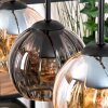 Koyoto hanging light, globe light, pendant light Ecru, black, 3-light sources