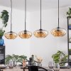 Mertola hanging light, pendant light Amber, 4-light sources