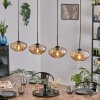 Mertola hanging light, pendant light Amber, 4-light sources