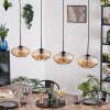 Mertola hanging light, pendant light Amber, 4-light sources