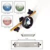 Chehalis ceiling light, globe light gold, black, 3-light sources