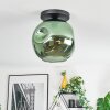 Ripoll ceiling light, globe light green, 1-light source