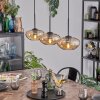 Mertola hanging light, pendant light Amber, 3-light sources