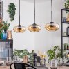 Mertola hanging light, pendant light Amber, 3-light sources
