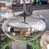 Mertola hanging light, pendant light Amber, clear, Smoke-coloured, 3-light sources