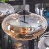 Mertola hanging light, pendant light Amber, Smoke-coloured, 3-light sources
