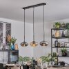 Mertola hanging light, pendant light Amber, Smoke-coloured, 3-light sources