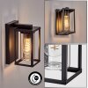 Portalis outdoor wall light, wall light black, 1-light source