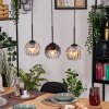 Koyoto hanging light, globe light, pendant light Ecru, black, 3-light sources