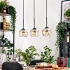 Koyoto hanging light, globe light, pendant light Ecru, black, 3-light sources