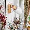 Fallhagen wall light, wall spotlight chrome, Light wood, 1-light source