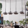 Mertola hanging light, pendant light Smoke-coloured, 4-light sources