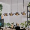 Mertola hanging light, pendant light Smoke-coloured, 4-light sources