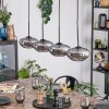 Mertola hanging light, pendant light Smoke-coloured, 4-light sources