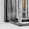 Portalis outdoor wall light, wall light black, silver, 1-light source