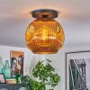 Ripoll ceiling light, globe light gold, 1-light source