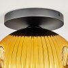 Ripoll ceiling light, globe light gold, 1-light source