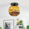 Ripoll ceiling light, globe light gold, 1-light source