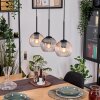 Koyoto hanging light, globe light, pendant light Ecru, black, 3-light sources