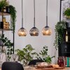 Koyoto hanging light, globe light, pendant light Ecru, black, 3-light sources