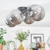 Chehalis ceiling light, globe light Smoke-coloured, 4-light sources