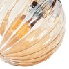 Chehalis ceiling light, globe light Amber, Smoke-coloured, 4-light sources