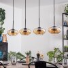 Mertola hanging light, pendant light Amber, 4-light sources